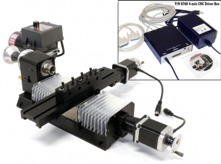 Sherline Industrial CNC Chucker Lathe with Driver Box 6620