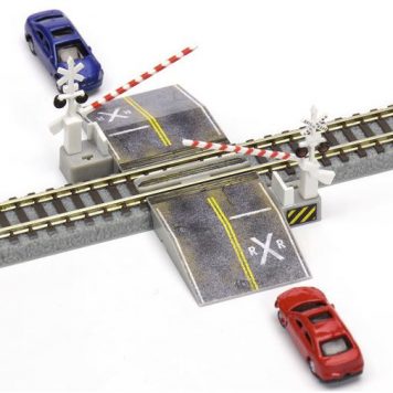 rokuhan z gauge decals grade crossing