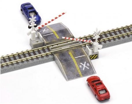 rokuhan z gauge decals grade crossing