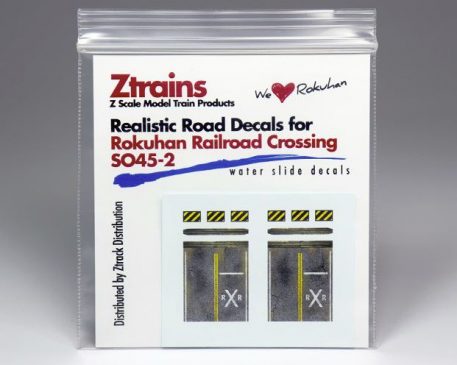 rokuhan z gauge grade crossing decals