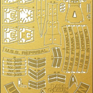 Paragrafix PGX212 U.S.S. Franklin Photoetch Set