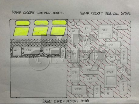 Photoetch from Paragrafix Brian Johnson's Concept Hawk Cockpit