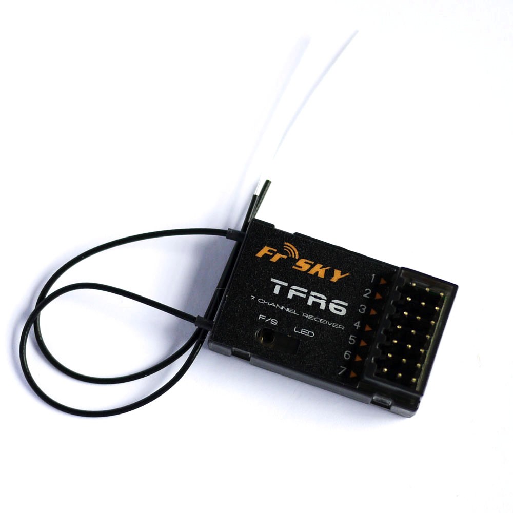 FrSky TFR6 TFR6-A 7 Channel 2.4G Receiver compatible with Futaba FASST FrSky NEW