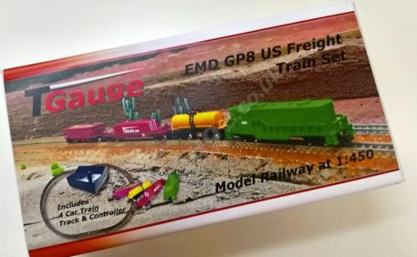 EMD GP8 Green US Freight Train Set