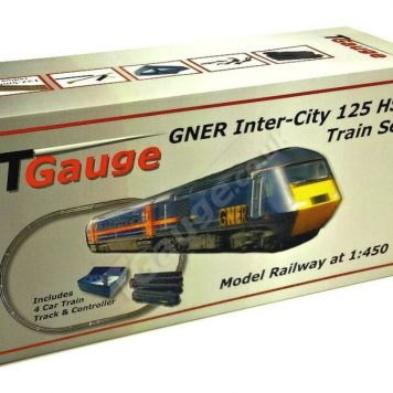 T Gauge GNER Inter-City 125 HST Model Railway Starter Set