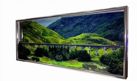 S-075 T Gauge Glenfinnan Viaduct Picture Frame Diorama