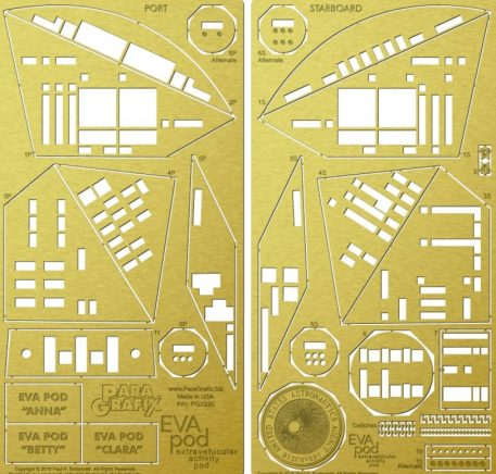 Paragrafix EVA Pod Photoetch Set