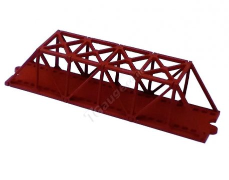 T Gauge Truss Bridge Short in Red