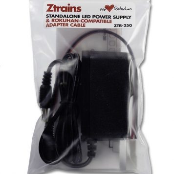 Ztrains ZTR-250 Standalone LED Power Supply & Rokuhan Compatible Cable