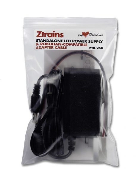 Ztrains ZTR-250 Standalone LED Power Supply & Rokuhan Compatible Cable