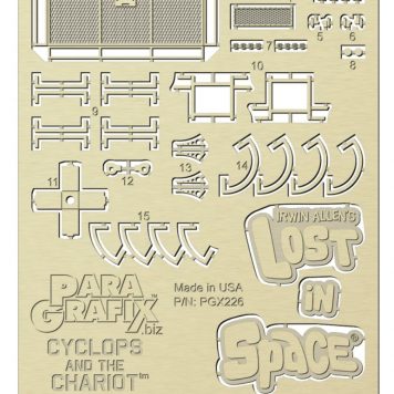 Paragrafix Lost In Space Chariot Photoetch Set 1/48 Scale PGX226