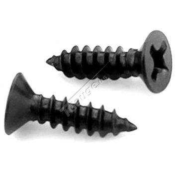 T Gauge Black Track Screws Length 4mm T-007B