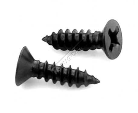 T Gauge Black Track Screws Length 4mm T-007B