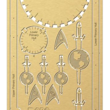 Paragrafix 1/350 TOS Enterprise Primary Hull Deflector Grid Compass PGX232