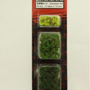 Rokuhan Z Scale Evergreen Tree Scenery Set A S001