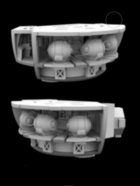 Discovery XD-1 Pod Bay PGX235 from Paragrafix 350 Scale