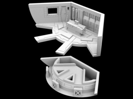 Discovery XD-1 Pod Bay PGX235 from Paragrafix side view