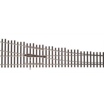 Walthers HO Scale Nickel Silver Number 10 Turnout Track, RH, Code 83, DCC Friendly 83022