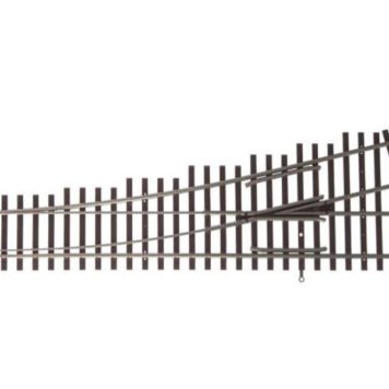 Walthers HO Scale Nickel Silver Number 4 Turnout Track, LH, Code 83, DCC Friendly 83013