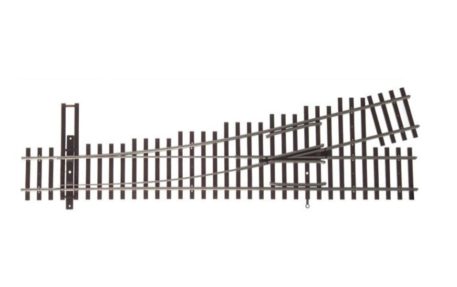 Walthers HO Scale Nickel Silver Number 4 Turnout Track, LH, Code 83, DCC Friendly 83013