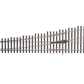 Walthers HO Scale Nickel Silver Number 5 Turnout Track, LH, Code 83, DCC Friendly 83015