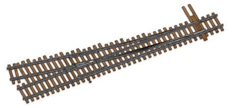 Walthers HO Scale Nickel Silver Number 5 Turnout Track, RH, Code 83, DCC Friendly 83016