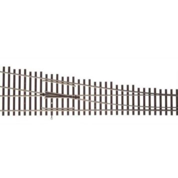Walthers HO Scale Nickel Silver Number 6 Turnout Track, RH, Code 83, DCC Friendly 83018