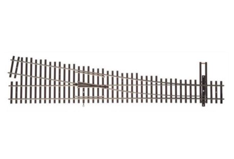 Walthers HO Scale Nickel Silver Number 6 Turnout Track, RH, Code 83, DCC Friendly 83018