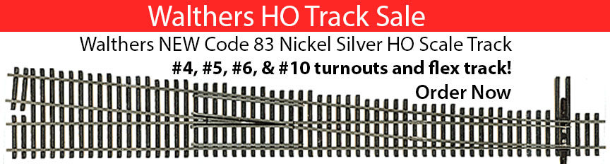 walthers ho track code 83 turnouts and track