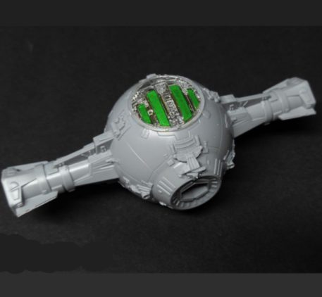 Green Strawberry 1/72 Star Wars Tie Starfighter Painting Mask for BANDAI Top View