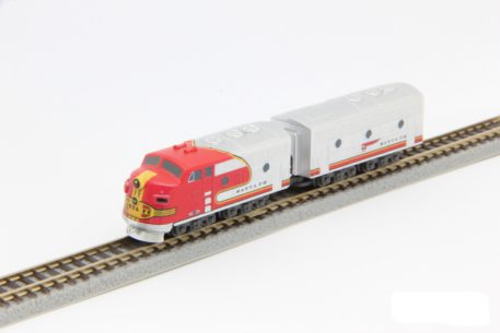 Rokuhan Non-Powered ATSF EMD F7 A B 2 Piece Set Z Shorty ST012-1