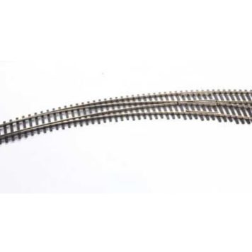Walthers HO Scale Code 83 Nickel Silver DCC Friendly Curved Turnout 20 and 24 Inch Radii Right Hand 948 83062