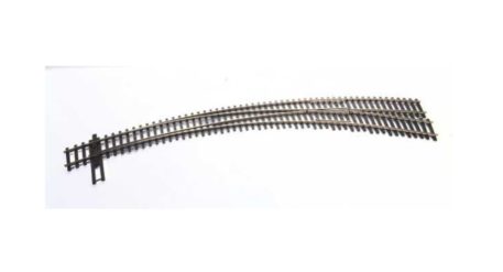 Walthers HO Scale Code 83 Nickel Silver DCC Friendly Curved Turnout 20 and 24 Inch Radii Right Hand 948 83062