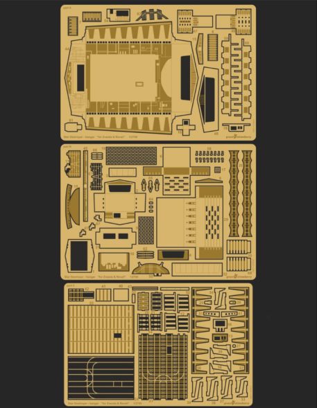 Green Strawberry 1/2700 Star Wars Star Destroyer Hanger Bay Detail Set for RMX (Photo-Etch) GSW-3617