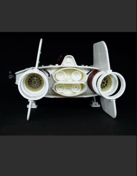 Green Strawberry 1/72 Star Wars A-Wing Starfighter Detail Set for BANDAI (Photo-Etch and Foil) GSW-1916 Back