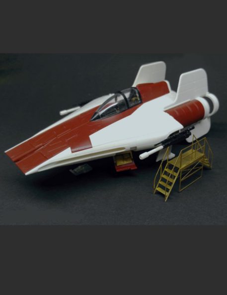 Green Strawberry 1/72 Star Wars A-Wing Starfighter Detail Set for BANDAI (Photo-Etch and Foil) GSW-1916 Top Wings