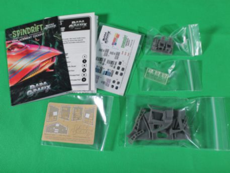 Paragrafix 1/64 Scale Spindrift Replacement Cockpit PGX237 Contents