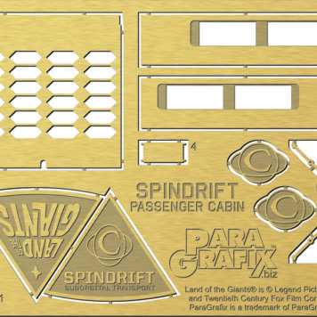 Paragrafix 1/64 Scale Spindrift Passenger Cabin PGX241