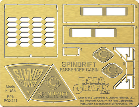 Paragrafix 1/64 Scale Spindrift Passenger Cabin PGX241