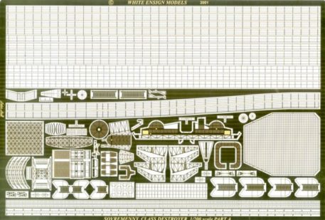 White Ensign Models 1/200 Sovremenny Photoetch Enhancement Parts