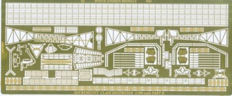 White Ensign Models 1/200 Sovremenny Photoetch Enhancement Parts