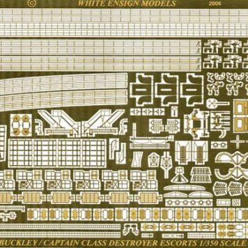 White Ensign Models 1/350 Buckley Class Photoetch Enhancement Parts