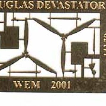 White Ensign Models 1/350 Douglas TBD1 Devastator Photoetch Enhancement Parts