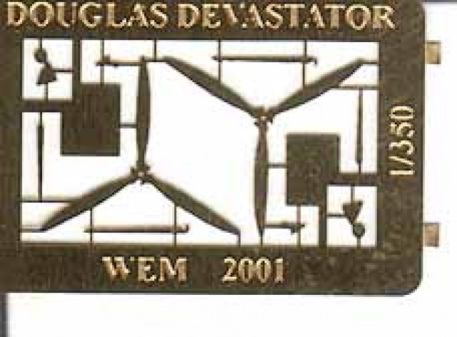 White Ensign Models 1/350 Douglas TBD1 Devastator Photoetch Enhancement Parts