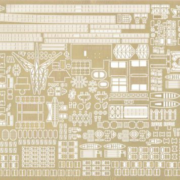 White Ensign Models 1/350 Scale HMS Exeter in 1939 Photoetch Enhancement Parts