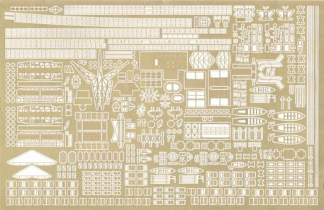 White Ensign Models 1/350 Scale HMS Exeter in 1939 Photoetch Enhancement Parts