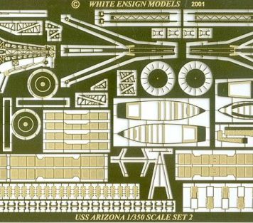 WEM 1/350 USS Arizona Photoetch