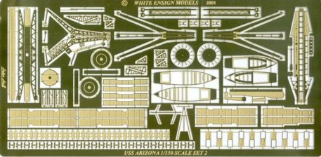 WEM 1/350 USS Arizona Photoetch