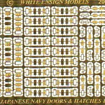 White Ensign Models 1/700 IJN Doors & Hatches Superset Photoetch Enhancement Parts