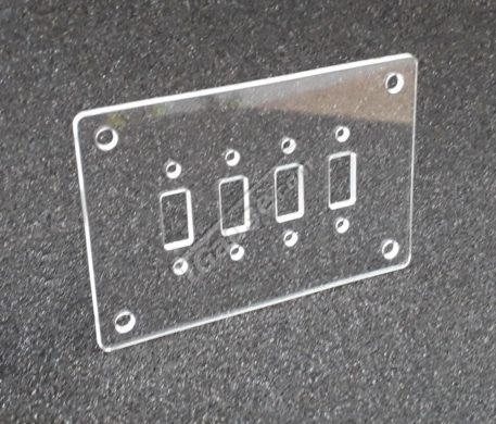 T Gauge 4 Switch Backing Plate PLT-4 C